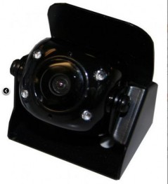 Mini Anbau-Rckfahrkamera IP 68 schwarz mit Mikrophone