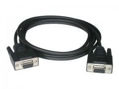 Kabel / 5 m DB9 F/F NULL ModeM Black