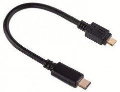 135713 USB-C-2.0 MICRO KAB 0.75M / Schwarz
