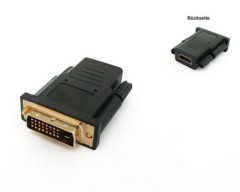 HDMI-Adapter, HDMI Buchse auf DVI Stecker