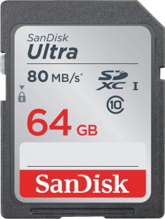Ultra SDHC 64GB 80MB/s UHS-I