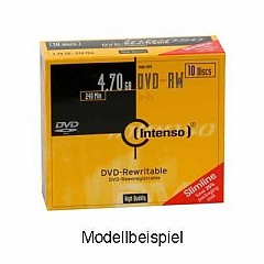 DVD-RW 4,7GB 10er Slimcase 4x