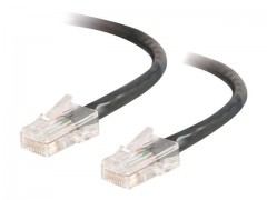 Kabel / 1 m Assem Xover Black CAT5E PVC 