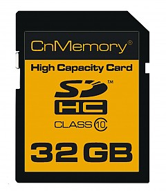32GB SDHC Class 10 High Capacity Card