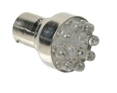 LED-Lampe BA15S, 21W, wei, 11 LEDs