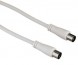 Hama 122405 ANT.KABEL 90DB 10,0M 1S / Weiss