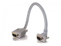 Kabel / 0.5 m  HD15 m/M VGA/SXGA W/ 90 D