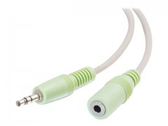 Kabel / 2 m 3.5 mm Stereo Audio M/F PC-9