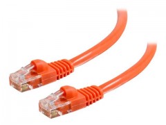 Kabel / 5 m Mlded/Btd Orange CAT5E PVC U