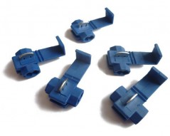 Schnellverbinder Japaner blau, fr 1,5-2,5 mm Kabel, 100 St.