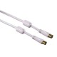 Hama 122412 ANT.KABEL 100DB 1,5M 3S / Weiss