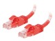 C2G Kabel / 3 m Red CAT6PVC SLess Xover UTP
