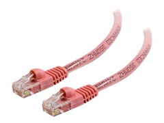 Kabel / 1 m Mlded/Btd Pink CAT5E PVC UTP